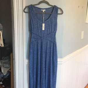 NWT Max Studio blue maxi dress